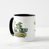 Tasse de café drôle de bureau Excel Wizard | Invoc (Devant gauche)
