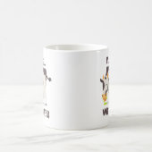 Tasse de café drôle de calembour de vache (Centre)