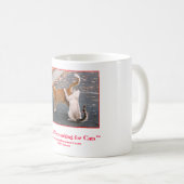 Tasse de café drôle de chat (Devant droit)