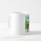 Tasse de café drôle de chat et de chien (Devant gauche)
