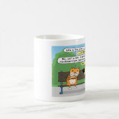 Tasse de café drôle de chat et de chien (Centre)