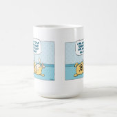 Tasse de café drôle de chien de bande de (Centre)