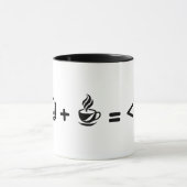 Tasse de café drôle de code de programmeur - Moteu (Centre)