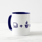 Tasse de café drôle de code de programmeur - Moteu (Devant gauche)