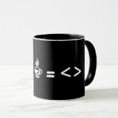 Tasse de café drôle de code de programmeur - Moteu (Devant droit)