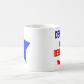 Tasse de café drôle de Démocrate (Centre)