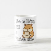 Tasse de café drôle de hamster mignon  (Centre)