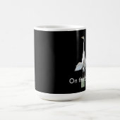 Tasse de café drôle de héron de héron (Centre)