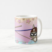 Tasse de café drôle de Kawaii de personnage de (Devant droit)