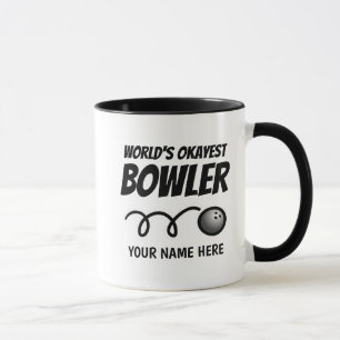 Tasse de café drôle de lanceur d'Okayest du mond