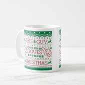 Tasse de café drôle de Noël (Devant gauche)