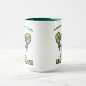 Tasse de café drôle de Pickleball - Vaisselle de c (Centre)