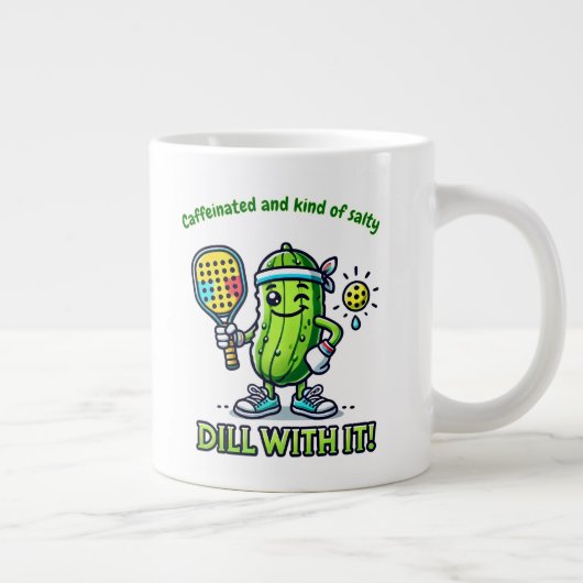 Tasse de café drôle de Pickleball, vaisselle de cu (Droite)
