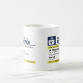 Tasse de café drôle de prescription (Centre)