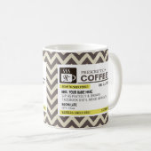 Tasse de café drôle de prescription (Devant droit)