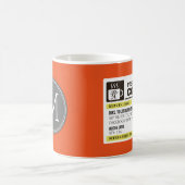 Tasse de café drôle de prescription avec le (Centre)