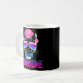 Tasse de café drôle de Purride de chat bisexuel de (Devant gauche)