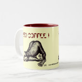 Tasse de café drôle de singe (Devant gauche)