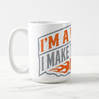 Tasse de café drôle de soudeur étincelles voler hu