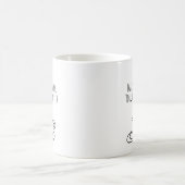 Tasse de café drôle de thé me rend heureux (Centre)