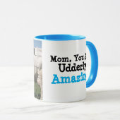 Tasse de café drôle de vache pour des mamans (Devant droit)