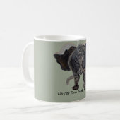 Tasse de café drôle d'éléphant (Devant gauche)