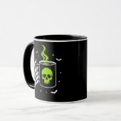 Tasse de café drôle d'Halloween (Devant gauche)