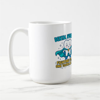 Tasse de café drôle d'hygiéniste dentaire, combatt