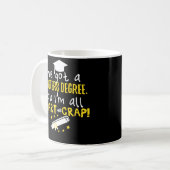 Tasse de café drôle d'obtention du diplôme de (Devant gauche)
