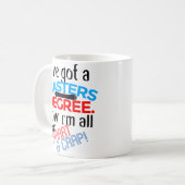 Tasse de café drôle d'obtention du diplôme de (Devant gauche)