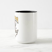 Tasse de café drôle d'ours buveur de café (Centre)