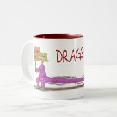 Tasse de café drôle : Femelle de déplacement de (Devant gauche)