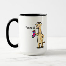 Tasse de café drôle Girafe Pro-Finder
