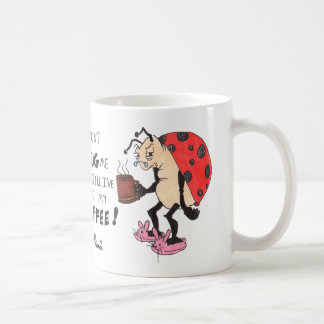 Tasse de café drôle mignonne de coccinelle