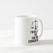 Tasse de café drôle pour avocats pour les professi (Devant droit)