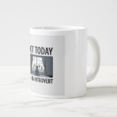 Tasse de café drôle pour introverti — Cadeau "Pas (Devant droit)