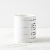 Tasse de café drôle pour la maman ou le papa (Centre)