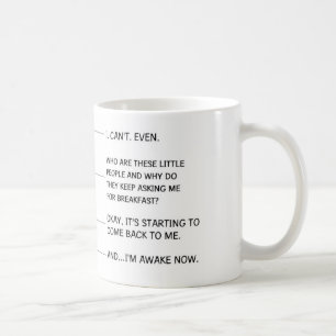Tasse de café drôle pour la maman ou le papa