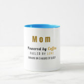 Tasse de café drôle pour maman – Alimentée par le (Centre)