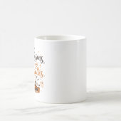 Tasse de café drôle pour professeur d'Halloween, L (Centre)