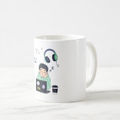 Tasse de café drôle pour programmeur de code – Ctr (Devant droit)