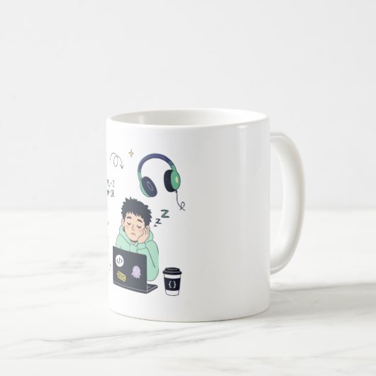 Tasse de café drôle pour programmeur de code – Ctr (Devant droit)