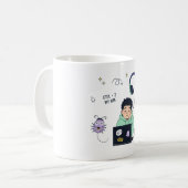 Tasse de café drôle pour programmeur de code – Ctr (Devant gauche)