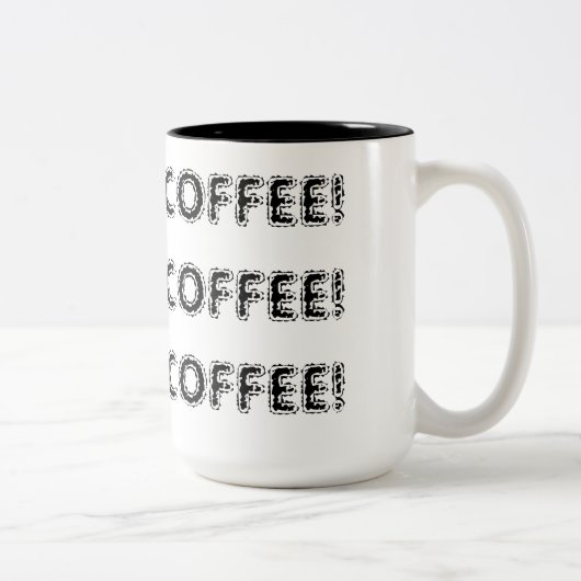 Tasse de CAFÉ du CAFÉ COFEE - customisée (Droit)