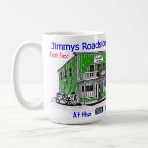 Tasse de café du café du bord de la route de Jim