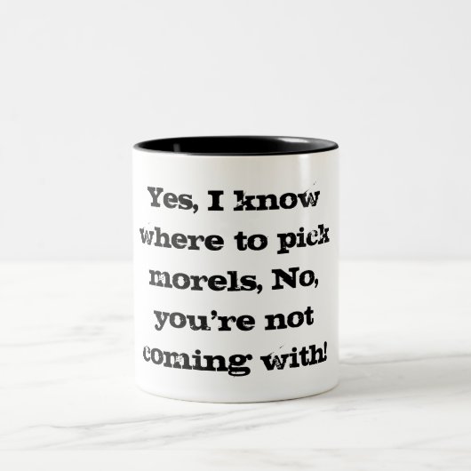 Tasse de café du chasseur drôle de morelle (Centre)