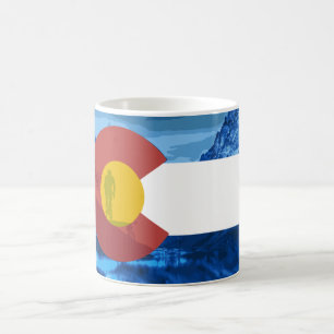 Tasse de café du Colorado de vélo