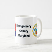 Tasse de café du comté de Montgomery le Maryland (Devant droit)