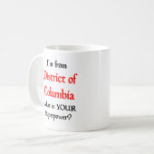 tasse de café du district de columbia (Devant gauche)