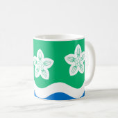 Tasse de café du drapeau de Cumberland (Devant droit)